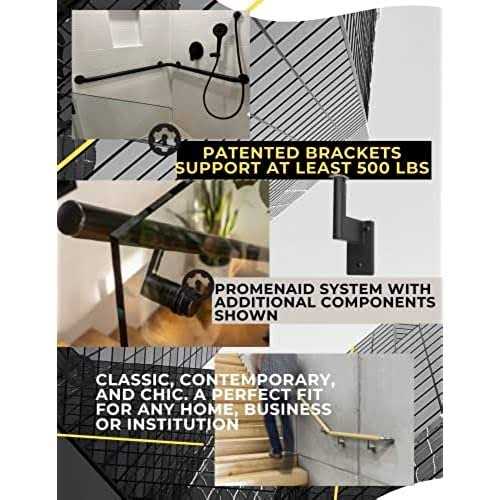 Promenaid Handrail Kit Complete Indoor Hand Rail for Steps Aluminum - Shop Hardware Tools Online Store