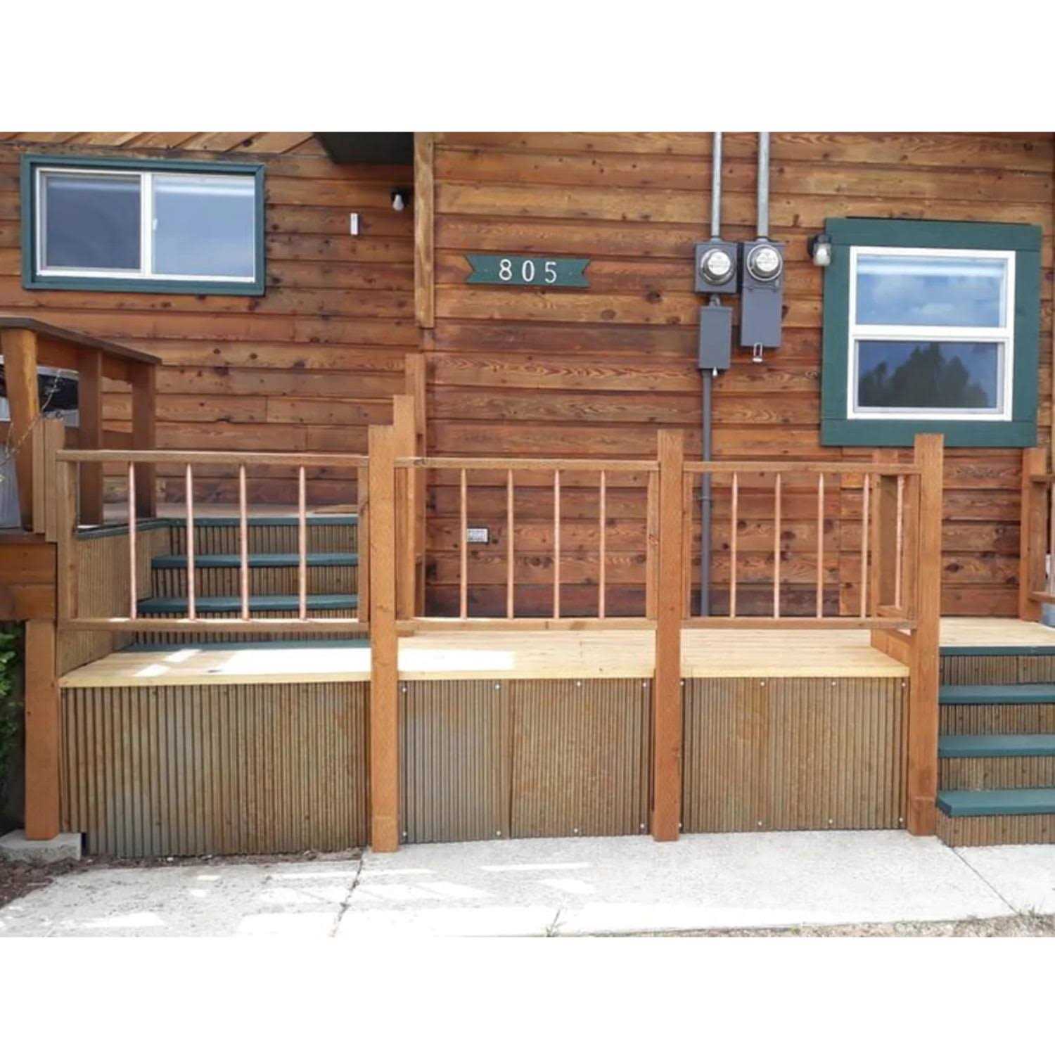 Dakota Tin 24W x 36H Colorado Corrugated Metal Wainscoting Panel