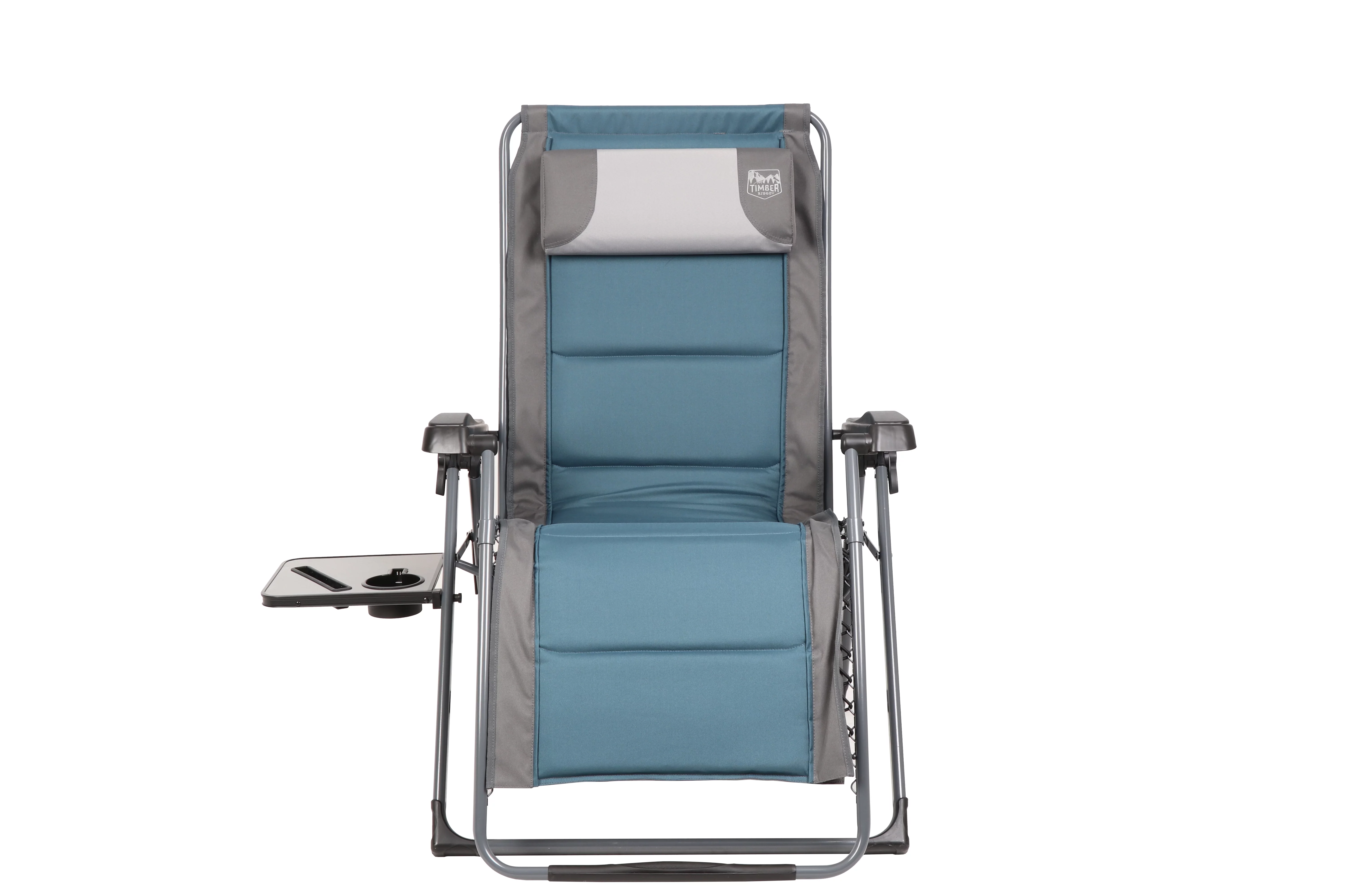Timber Ridge Banyon Series 1 Pack Polyester Zero-Gravity Chair - Blue, 350 Pound Capacity, Outdoors