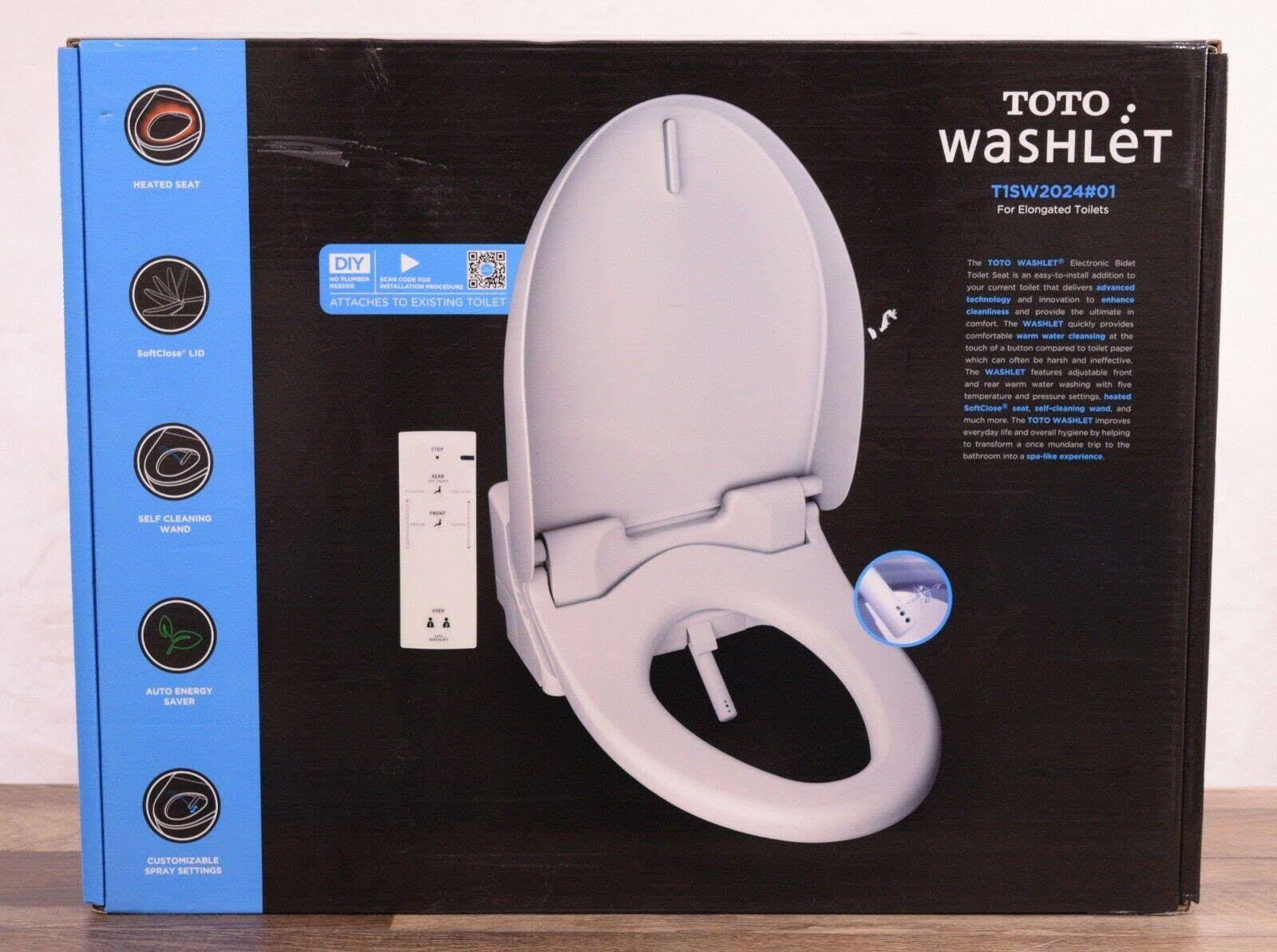 Toto Sw2024#01 Washlet A200 Elongated Bidet Toilet Seat - Cotton White