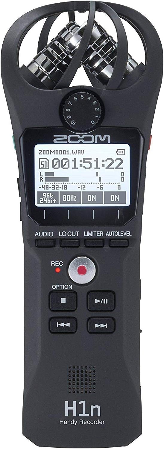 Zoom H1n Handy Recorder with Lavalier lapel mic