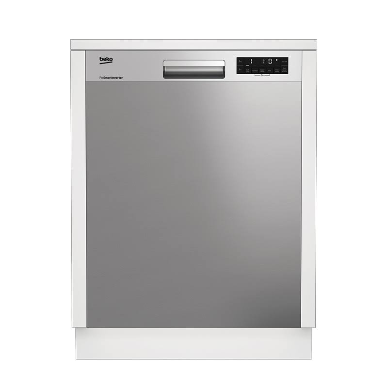 Beko 24x22 Dishwasher with 48 DBA Quiet Level, 5 Wash Cycles and Front Controls - Stainless Steel (DUT25401X)