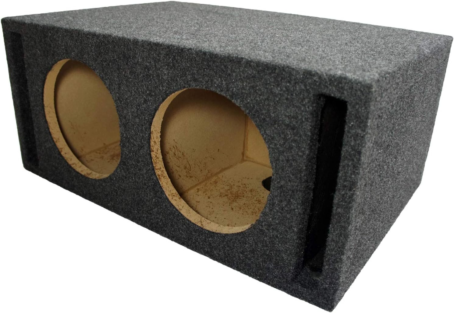 Car Audio Dual 8" SPL Bass Subwoofer Labyrinth Vent Sub Box Stereo Enclosure