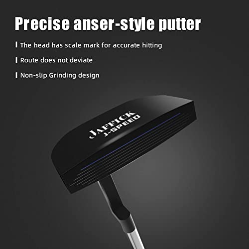 Jaffick Complete Golf Club Sets for Men 12 Piece Includes Golf Driver #3 Fairway Woods, 4 & #5 Hybrid, 6-9 Irons, Pitching & Sand Wedge, Putter and Golf Stand Bag