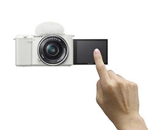 Sony Alpha ZV-E10 - APS-C Interchangeable Lens Mirrorless Vlog Camera Kit - Black