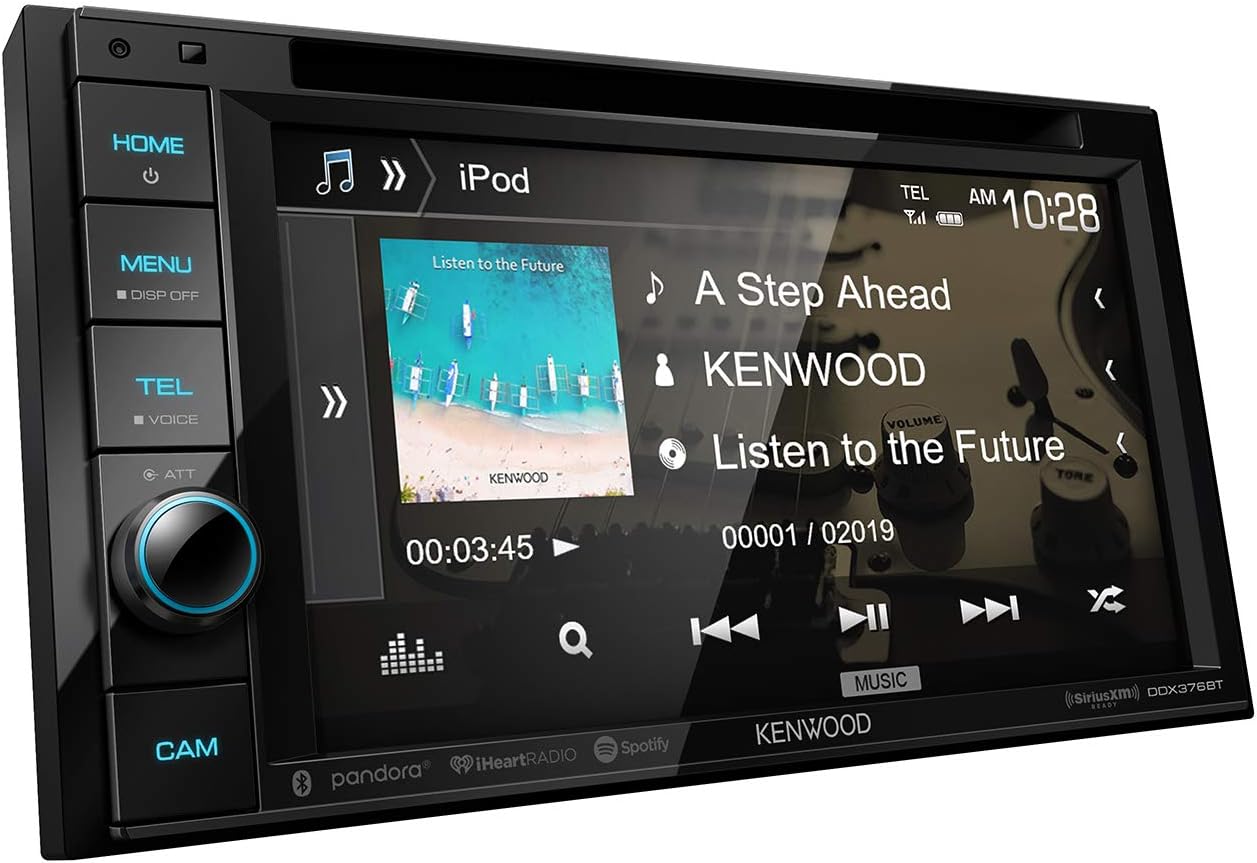 Kenwood DDX376BT 6.2" in-Dash Car DVD Monitor Bluetooth Receiver w/USB/AUX