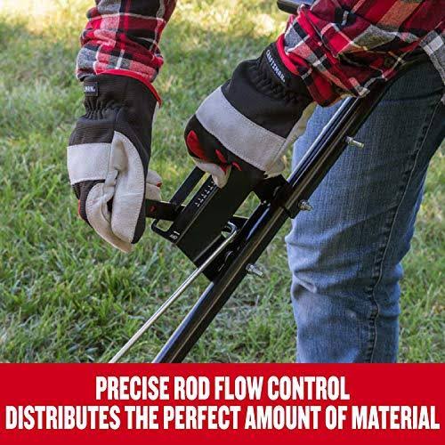 Craftsman CMXGZBF450532 85-Pound Push Broadcast Spreader, Red/Black