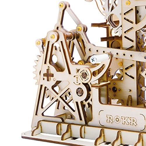 ROKR 3D Wooden Puzzle-Mechanical Model-Wooden Craft Kit-DIY Toy-Tower Coaster
