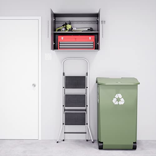 Prepac HangUps Upper Storage Cabinet - Elegant and Spacious Wall Cabinets to Maximize Your Storage, 36" Size, Classic White Finish