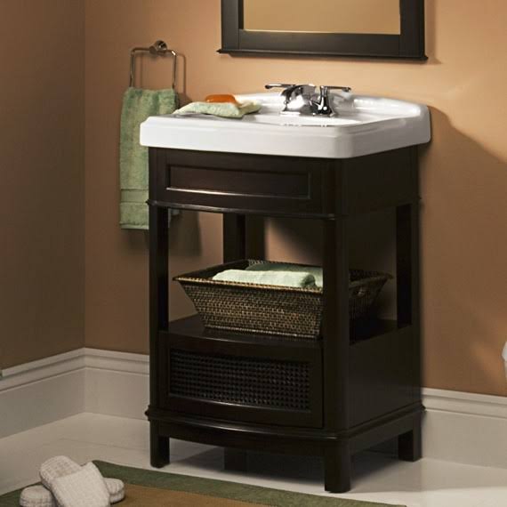 American Standard 0555.104 Portsmouth Pedestal Sink Only with 4x22 Centers - White