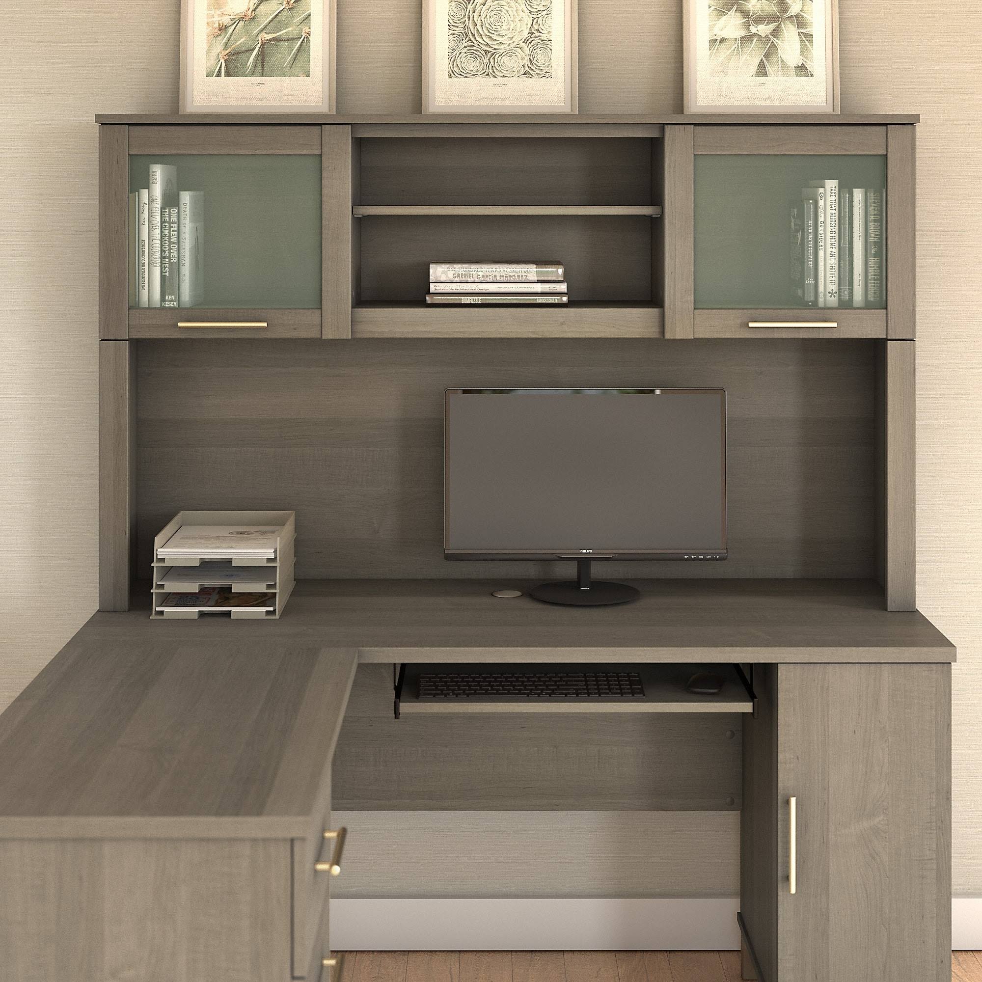 Bush Furniture Somerset - Desk hutch - white