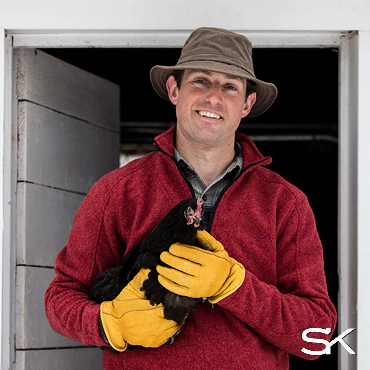 Stormy Kromer Men&s The Woolover for Him Barn Red