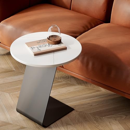 C Table End Table - Couch Tables for Space Saving - Stylish C Shaped Side Table for Couch - Perfect C Table for Couch - Coffee Table (Gray : C)