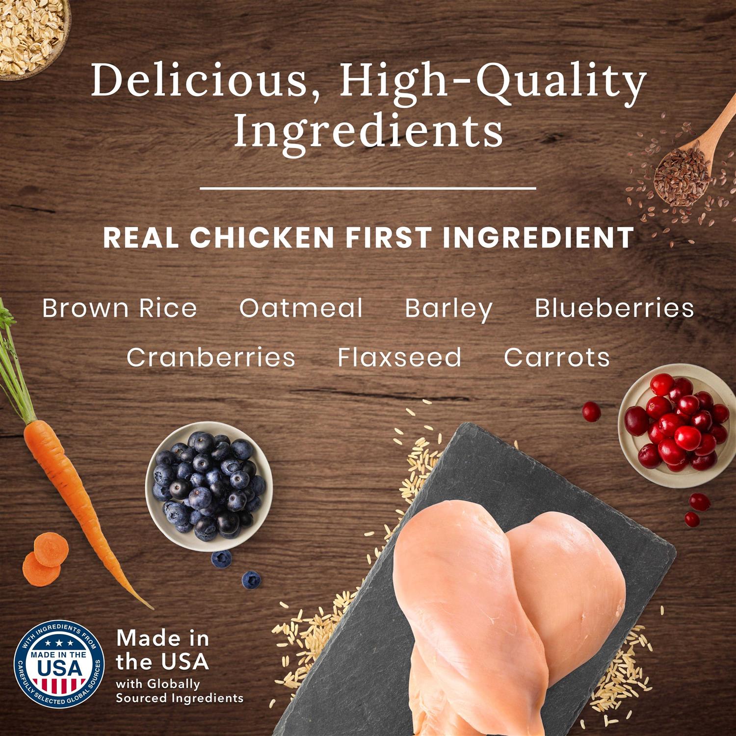 Blue Buffalo Wilderness Large Breed Puppy High Protein Natural Chicken &amp; Wholesome Grains Dry Dog Food - Pet Supplies online store