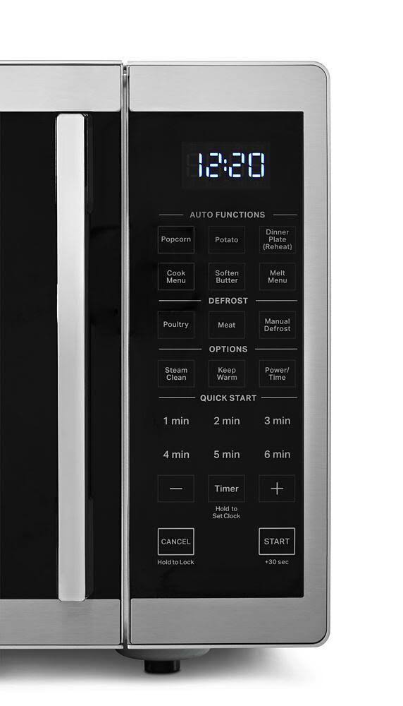Whirlpool 0.9 Cu. ft. Capacity Countertop Microwave with 900 Watt Cooking Power WMC30309LS - Heritage Stainless Steel