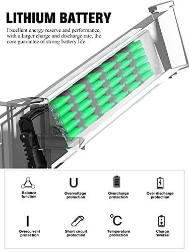 Lithium Battery,8Ah/10.4Ah Ebike Battery - 48V Bike Lithium Battery for 200-350W Motor Swappable eBike Battery Pack Removable for Folding Electric Bike Battery