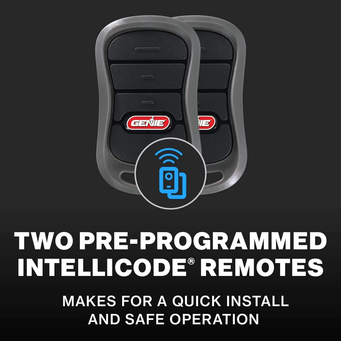 Genie 1/2 HPC 3053-TV QuietLift Connect smart garage door opener, Wi-Fi, Works with Alexa