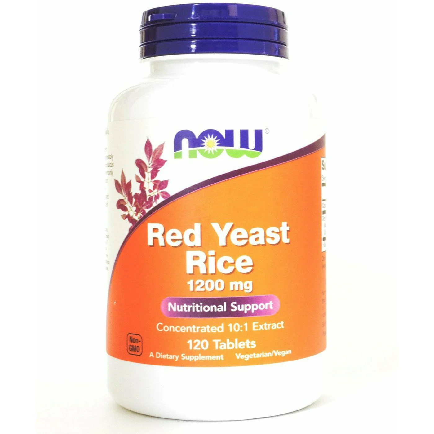 Red Yeast Rice 1200 mg 120 tabs by NOW - Kansas Nuitrition - HNZSDS