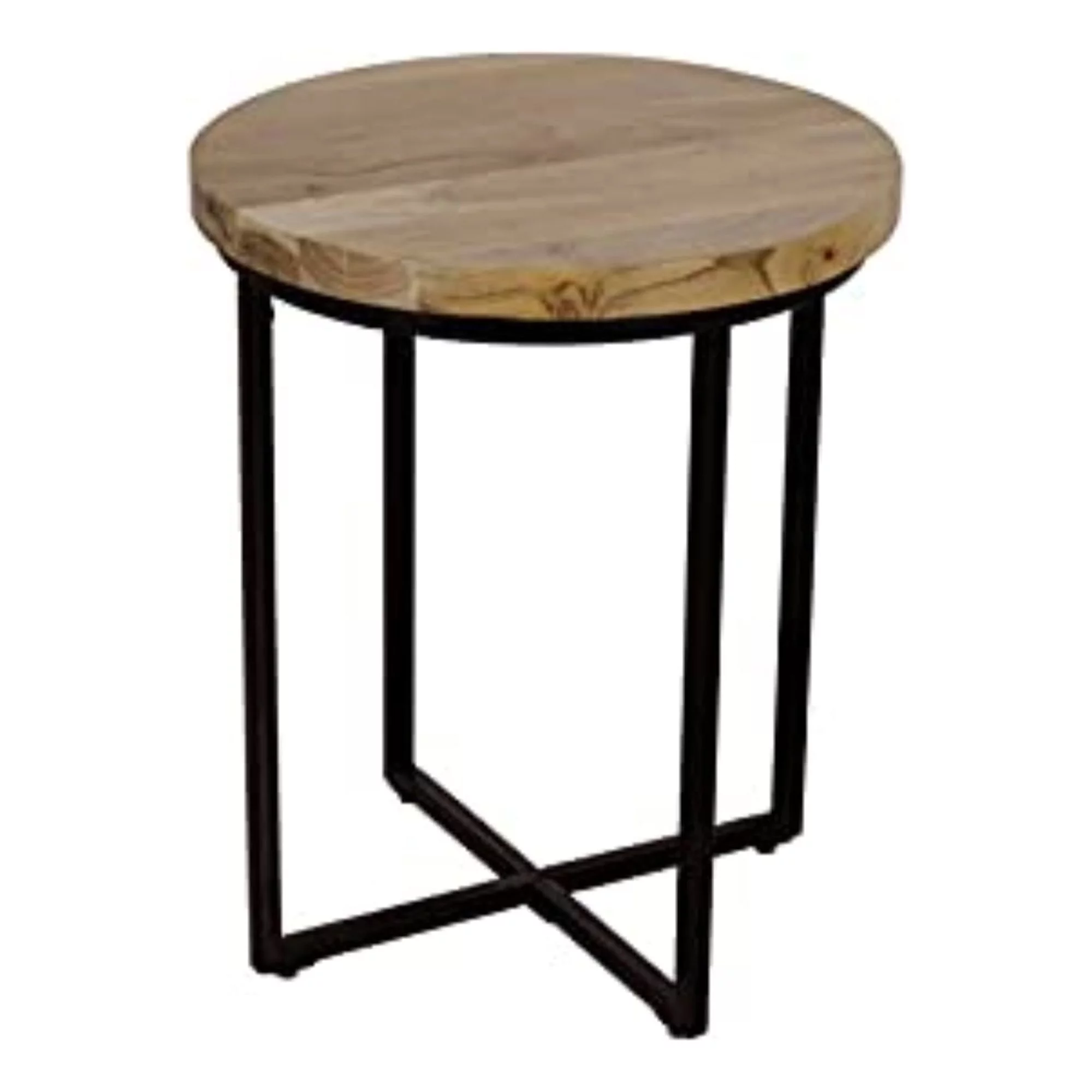 Jofran Ames Solid Wood Modern 20" Round End Table