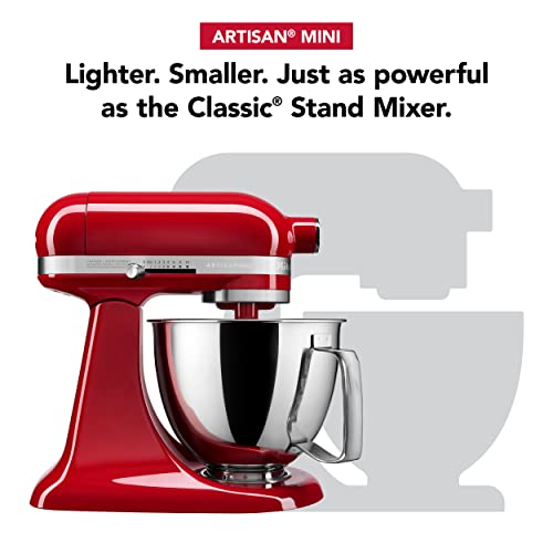 KitchenAid Artisan Mini 3.5 Quart Tilt-Head Stand Mixer - KSM3316X - Candy Apple Red