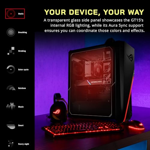 Asus 2022 ROG Gaming Desktop, Intel Core i7-12700F Processor, 32GB DDR4 RAM, 1TB PCIe SSD + 1TB HDD, NVIDIA GeForce RTX 3060 12G, Win 11 Pro, Black, 32GB USB Card