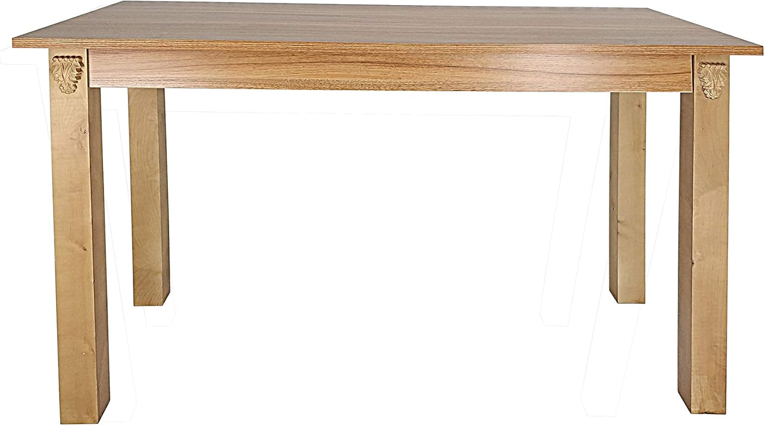 FixtureDisplays HOLYS 45" L x 28" D x 29" H Church Holy Communion Table Christian Wood Table Breakfast Writing Desk in Remembrance of Me 11462-PLAIN-NPF