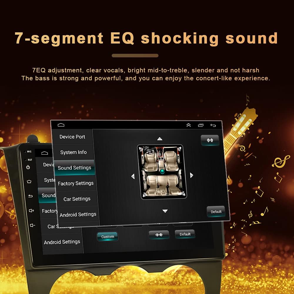 [2G+32G] 9 Inch Android Car Stereo for 2008-2012 Nissan Altima Radio Touchscreen Stereo with Navigation WiFi Bluetooth, Nissan Altima Stereo with Backup Camera, SWC