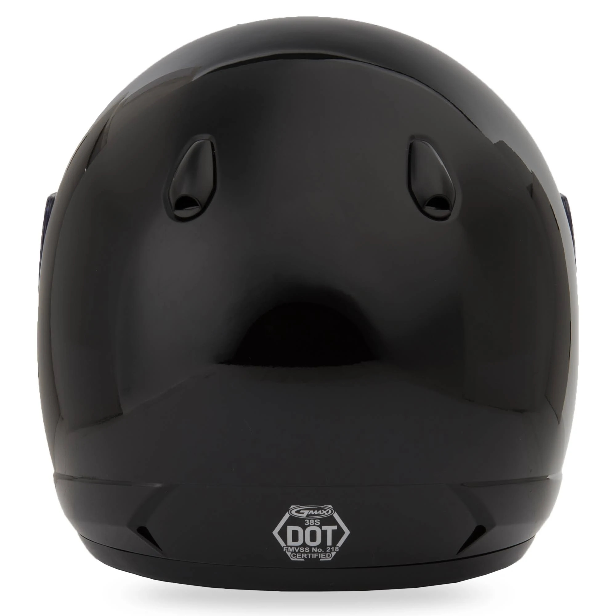 GMAX GM38 Solid Helmet - Black - MD