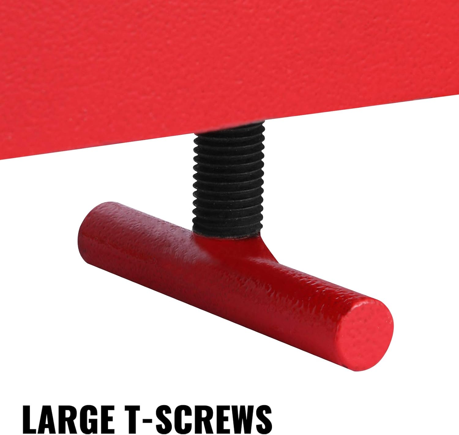 Mophorn Forklift Lifting Hook, 4400lbs Capacity Forklift Lifting Hoist, Red Forklift Mobile Crane with Swivel Hook and Two Large T-Screws, Hook Forklift Lifting Hoist, Fork Lifting Attachment