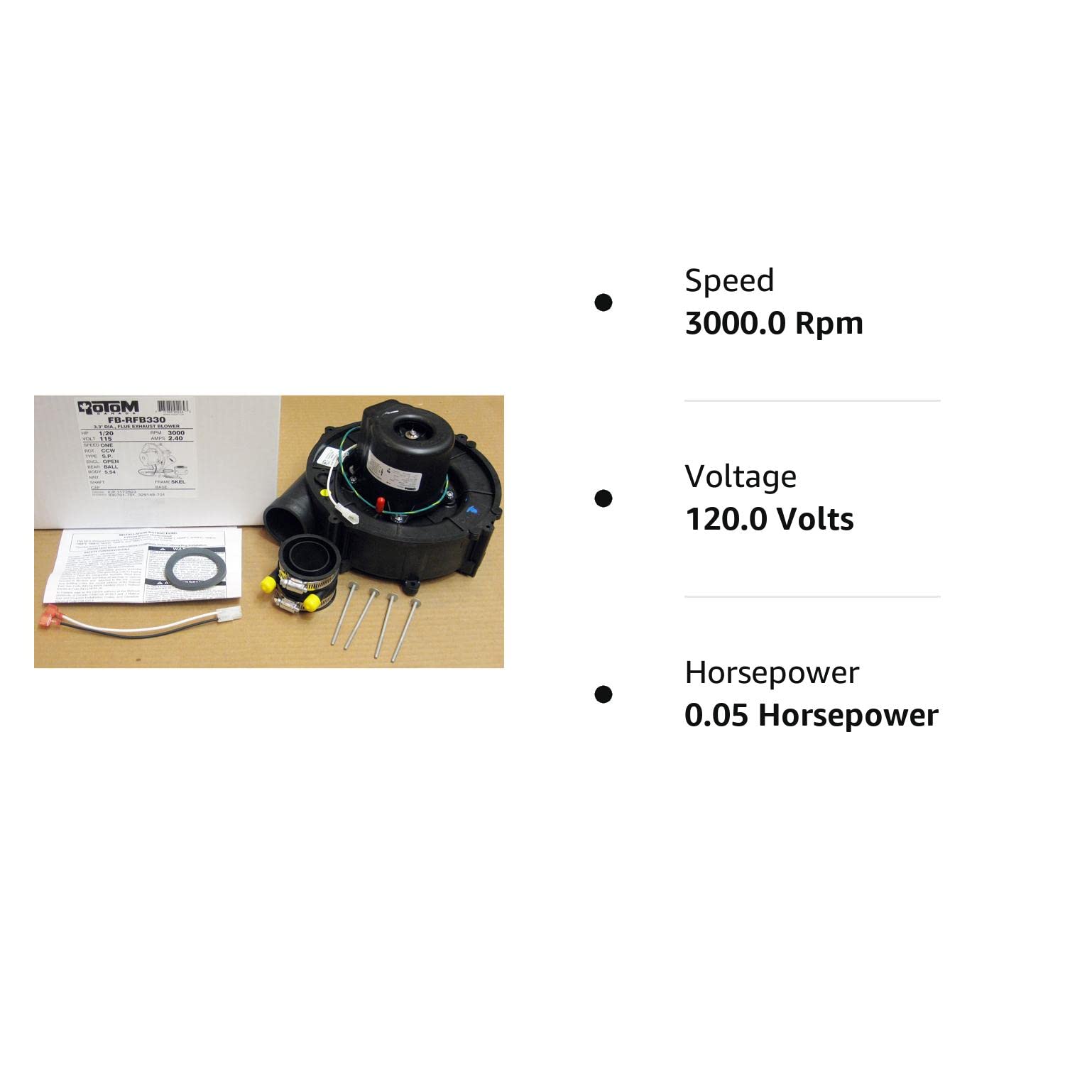 Furnace Draft Inducer Motor For Heil Tempstar Comfortmaker Arcoair 1172823 1014338 HQ1014338FA