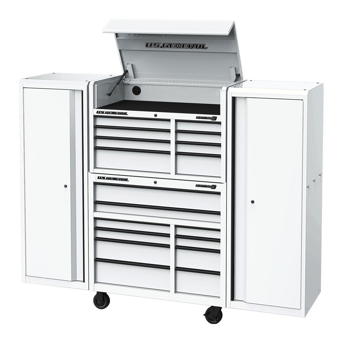 U.S. GENERAL 42 in. x 22 in. Top Chest, Series 3, Black