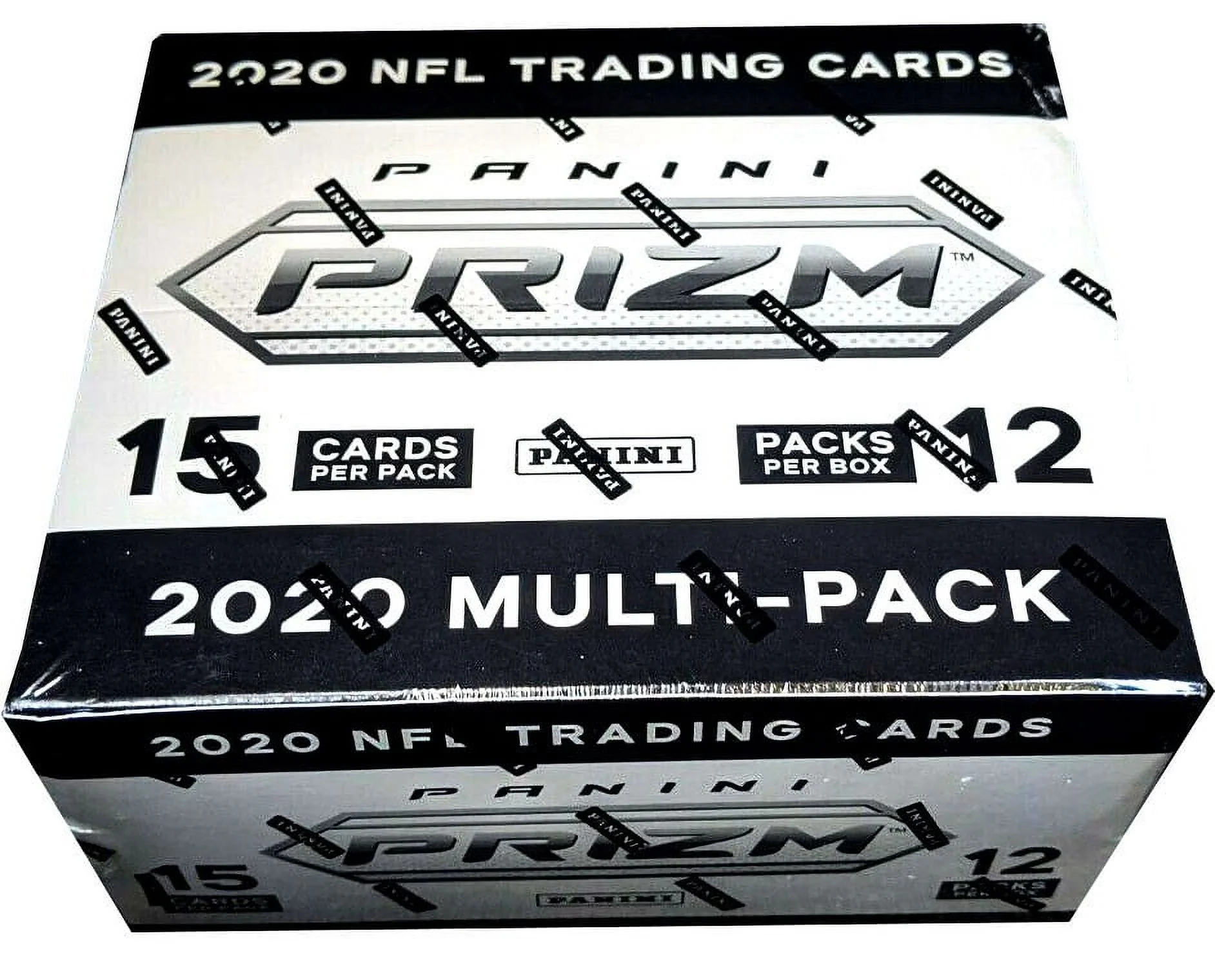 NFL Panini 2020 Prizm Football Trading Card CELLO Box (12 Packs) - Curated Treasures Market