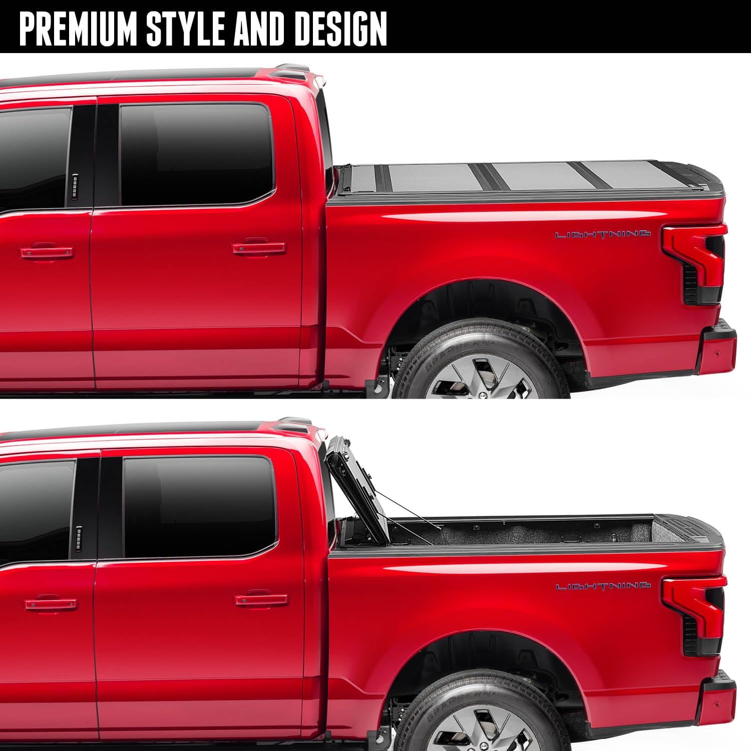 RealTruck BAK BAKFlip MX4 Hard Folding Truck Bed Tonneau Cover | 448426 | Fits 2016 - 2023 Toyota Tacoma w/ OE track system 5' 1" Bed (60.5")