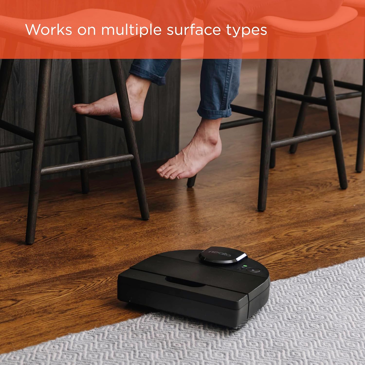 Neato D9 Intelligent Robot Vacuum For Carpet, Hardwood, Tile