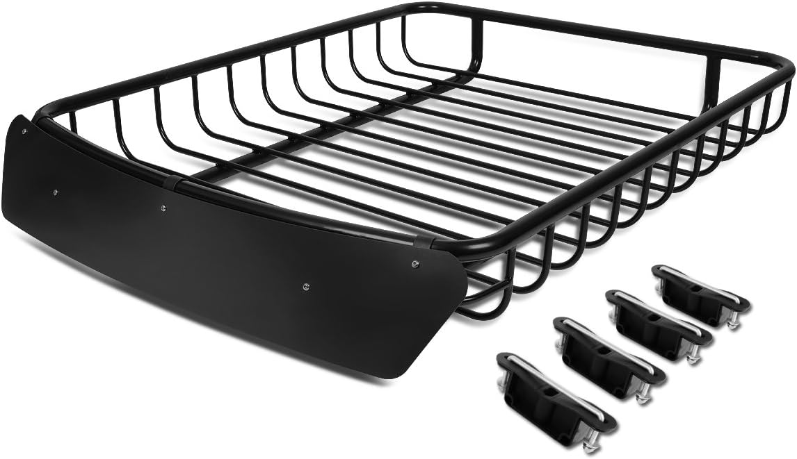 51 inches x 40 inches Mild Steel Roof Rack Top Cargo Carrier Basket