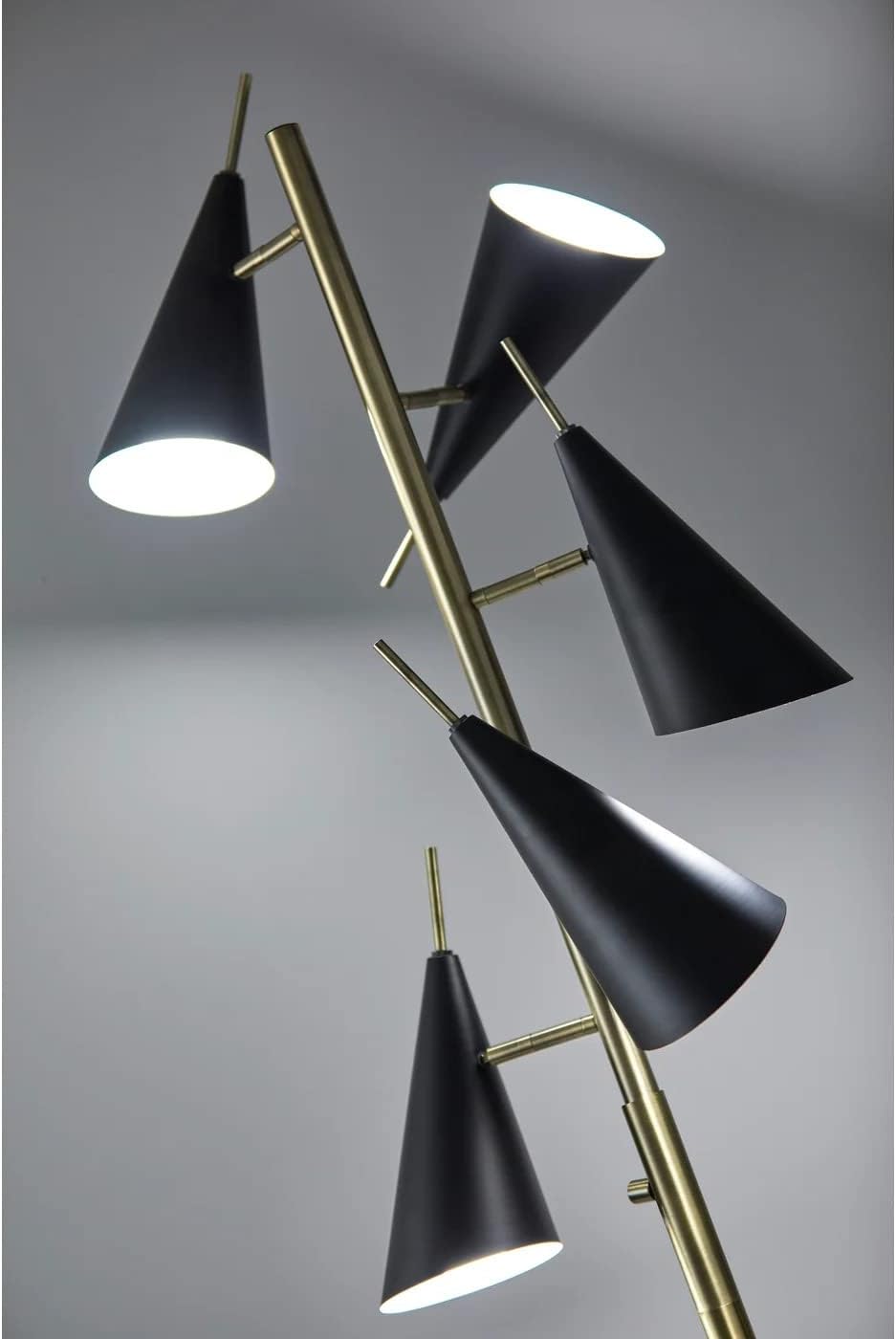 Adesso 3477-21 Owen Tree Lamp, Antique Brass