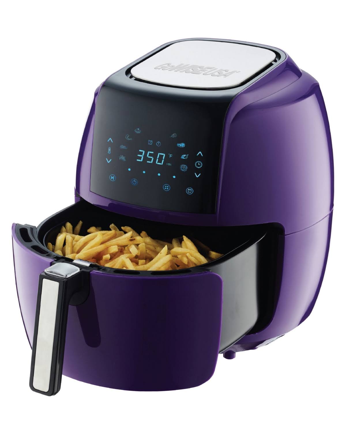GoWISE USA 5.8-Quarts 8-in-1 Air Fryer XL with 6-Pc Accessories u0026 50 Recipes