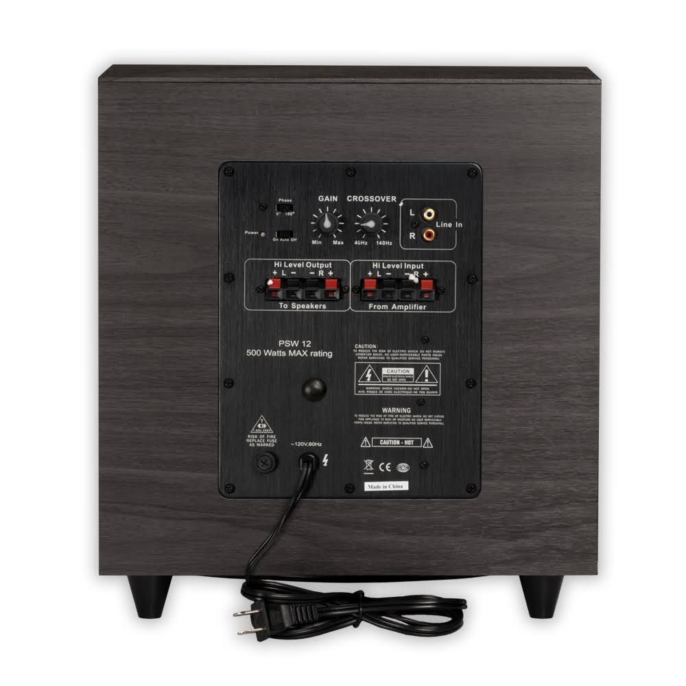 Polk Audio PSW12 Monitor Subwoofer - 12x22 PSW-12
