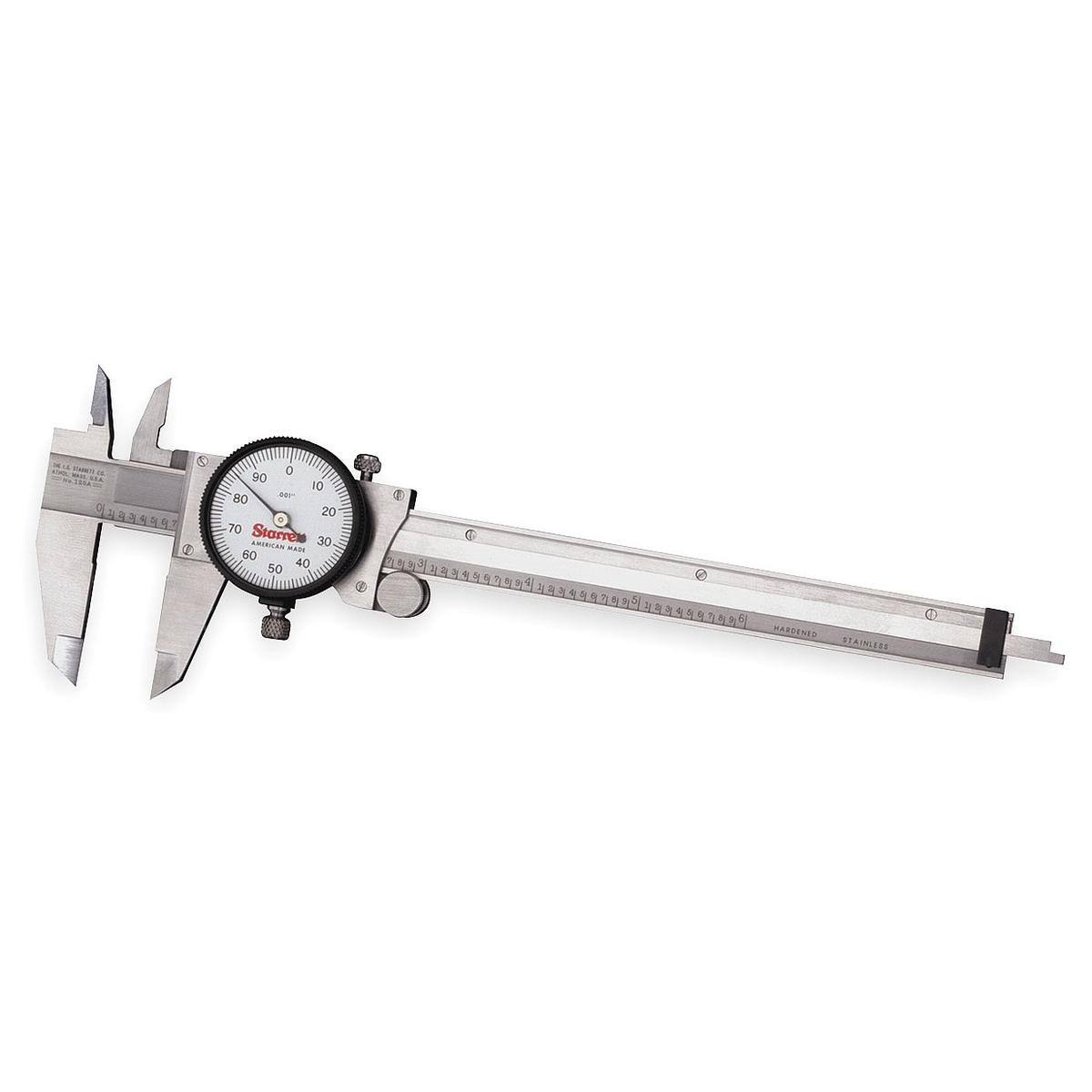 Starrett Dial Caliper, 120Z-12 W/SLC