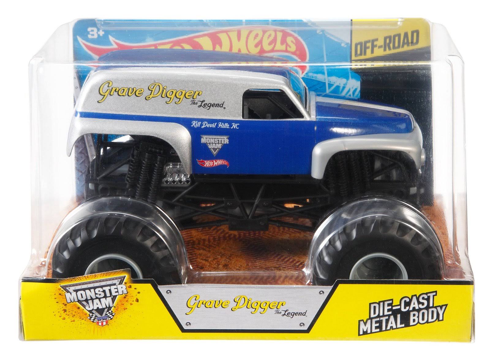 Hot Wheels Monster Jam 1 24 Scale Grave Digger The Legend Vehicle