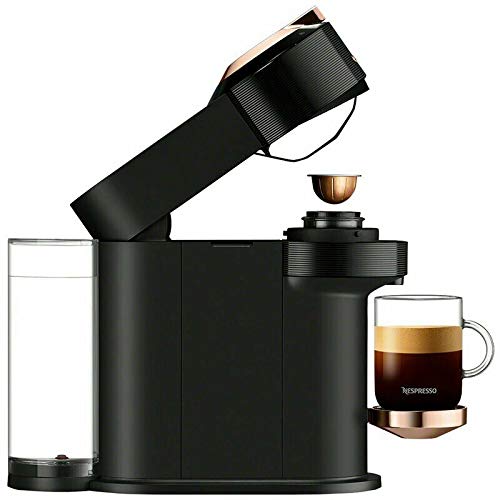 Nespresso Vertuo Next Coffee and Espresso Machine by De'Longhi, Black with Rose