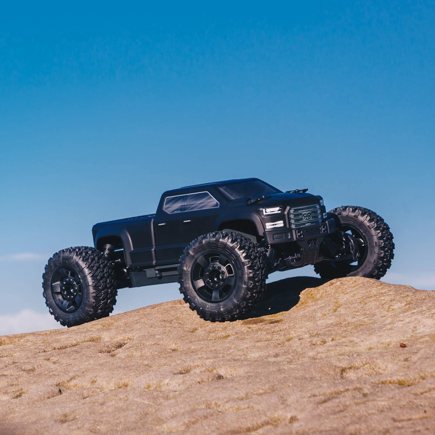 ARRMA 1/10 BIG ROCK 4X4 V3 3S BLX Brushless Monster RC Truck RTR (Transmitter and Receiver Included, Batteries and Charger Required), Black, ARA4312V3
