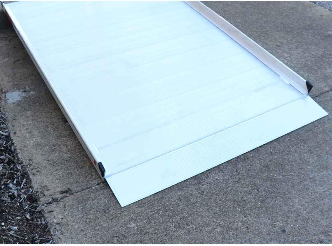 Titan 6 Foot Aluminum Wheelchair Entry Ramp Complies with ADA CA Building Code Ramp Only