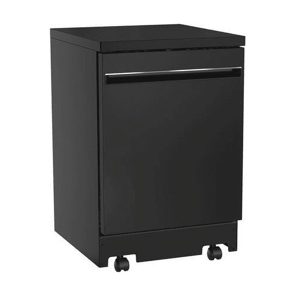 GE APPLIANCES GPT225SGLBB GE(R) 24 Stainless Steel Interior Portable Dishwasher with Sanitize Cycle