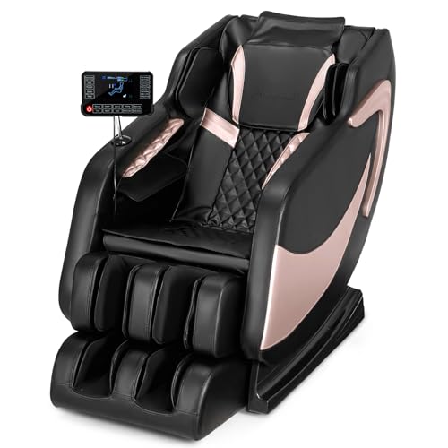 Artist hand Massage Chair Full Body, Zero Gravity Massage Chair Shiatsu Massage Recliner with 5 Auto Modes, Back & Upper Legs Heating, Bluetooth Speakers, Calfrest Extension, Airbags, Foot Rollers