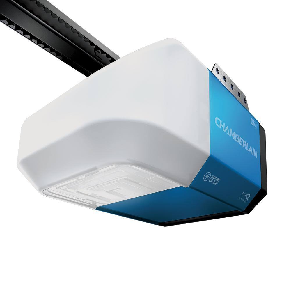 Chamberlain 1/2 HP Belt Drive Wi-Fi Smart Garage Door Opener with Battery Backup B373