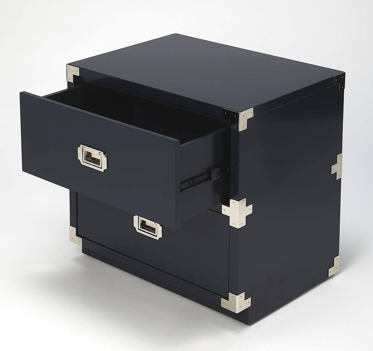 Butler Anew 2 Drawer Campaign Chest White