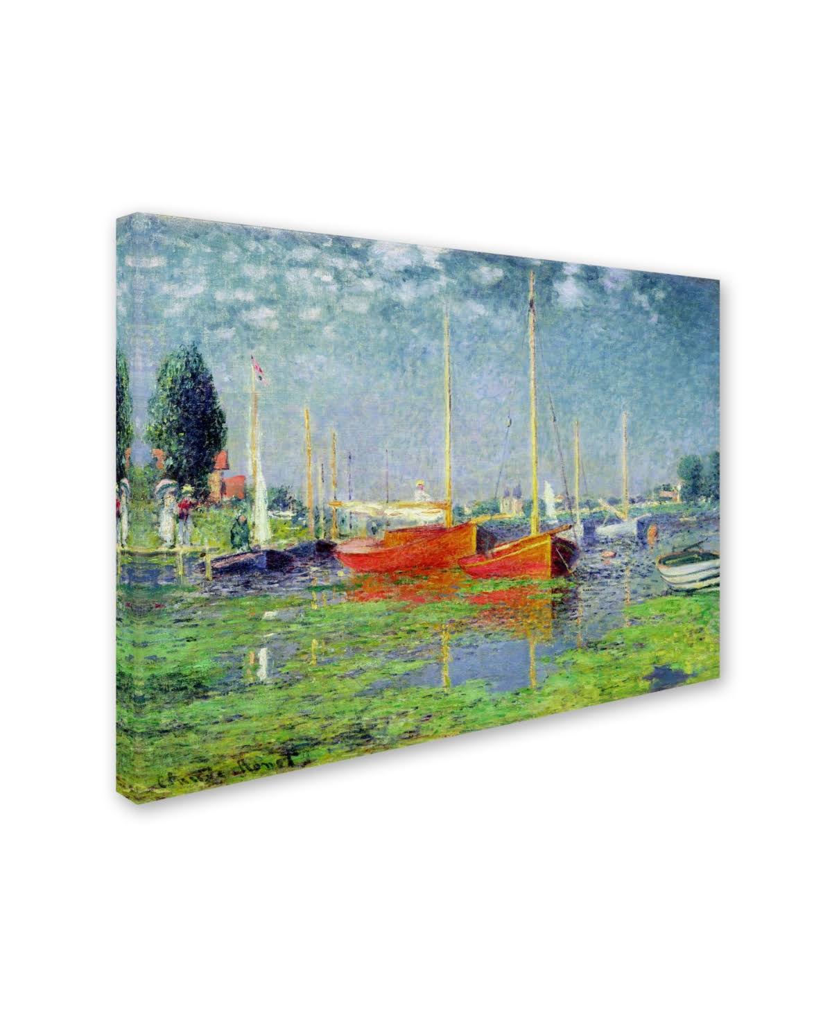 Trademark Global Claude Monet &Argenteuil& Canvas Art