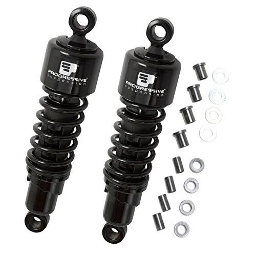 Progressive Suspension 412-4067B Black Anodized Finish 11 Heavy Duty Low Buck Factory Replacement Rear Suspension Shock