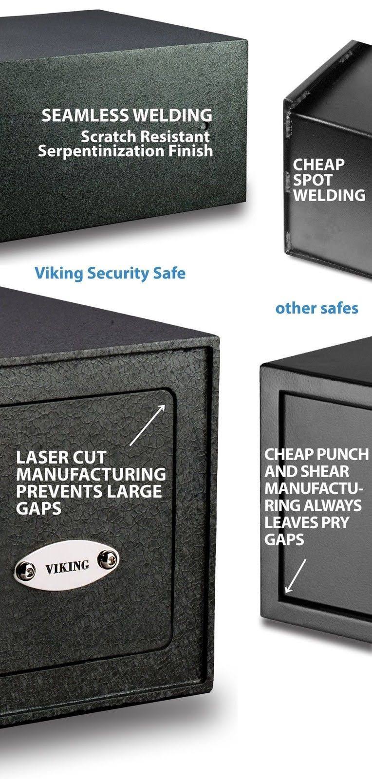 Viking Security Safe VS-50BLX Large Biometric Safe Fingerprint Safe